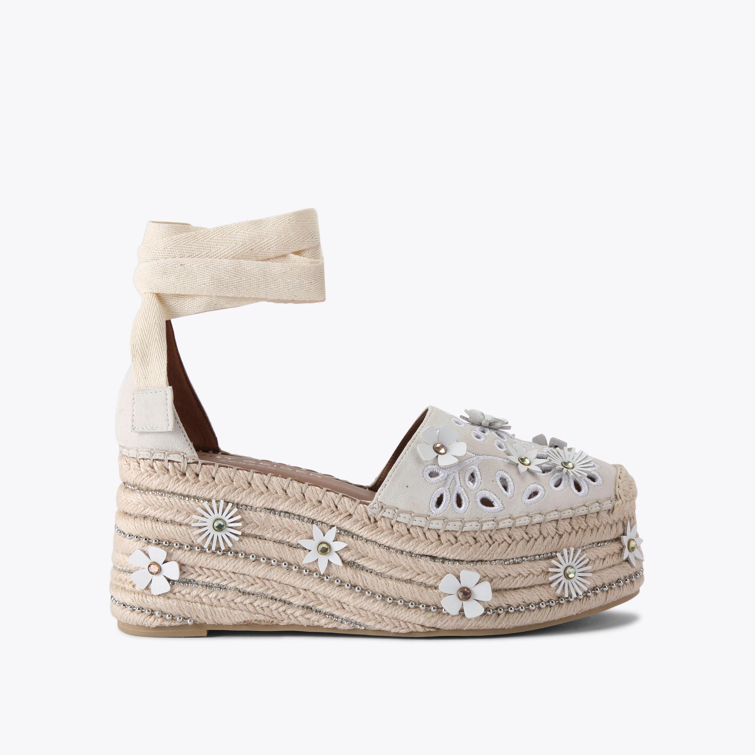 Flower Espadrille Sandal