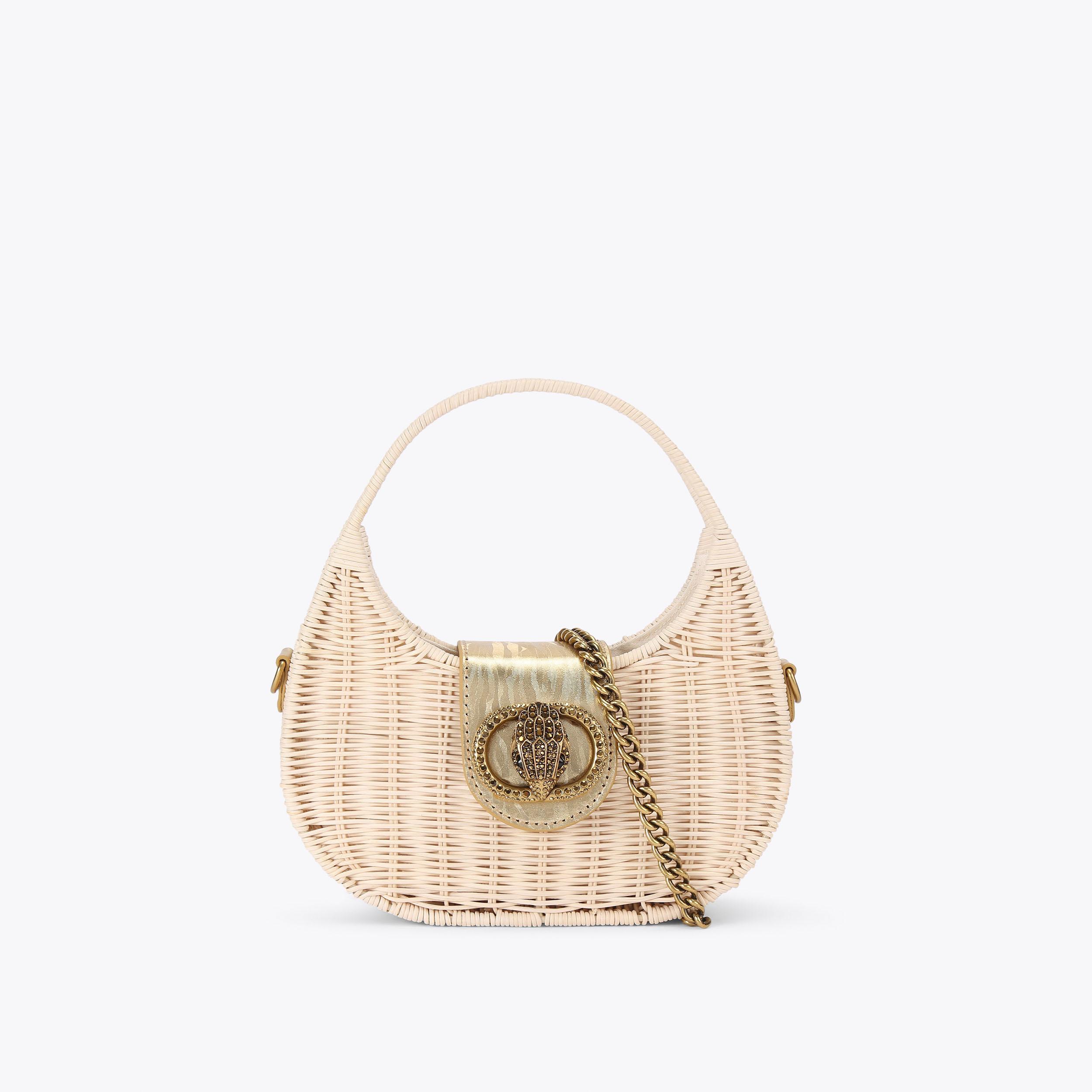 Chelsea Wicker Basket Hobo Bag | Kurt Geiger