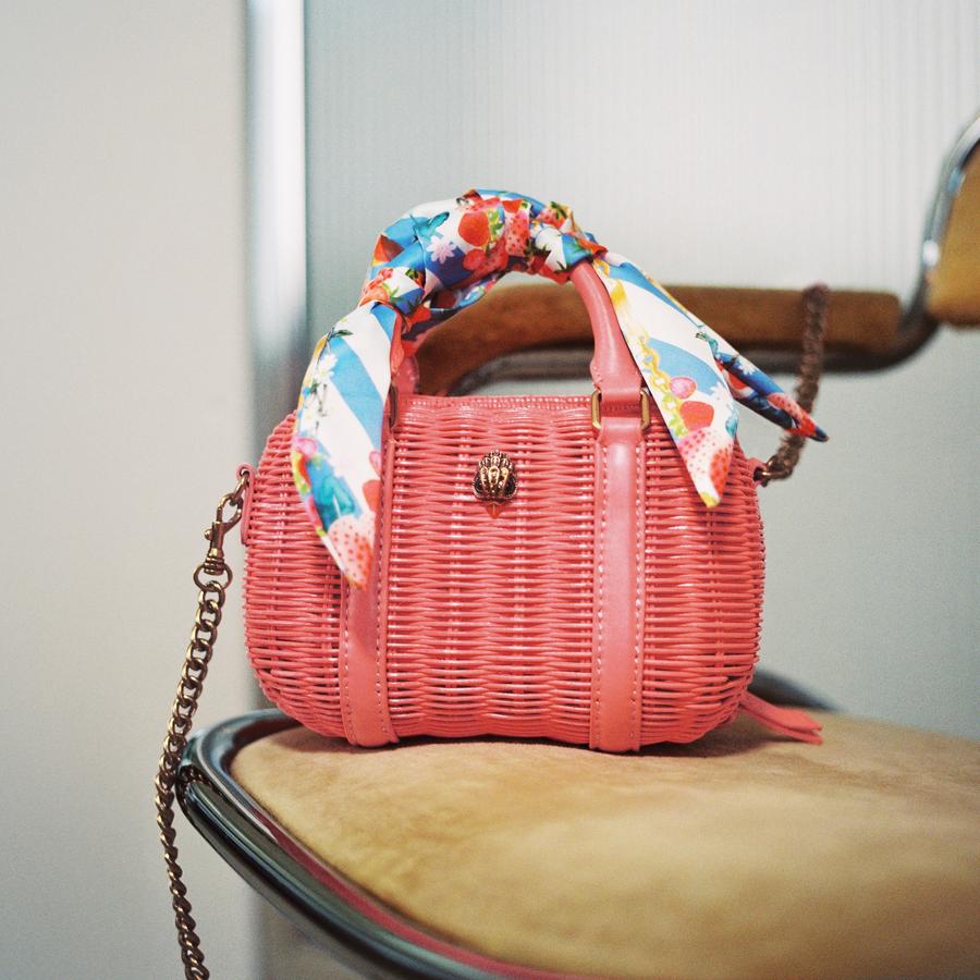 KENSINGTON BASKET BOSTON Strawberry Kensington basket bag by KURT GEIGER  LONDON