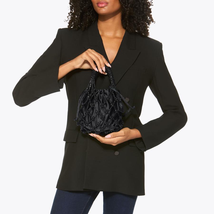 Sm Macrame Crystal Bag Dr