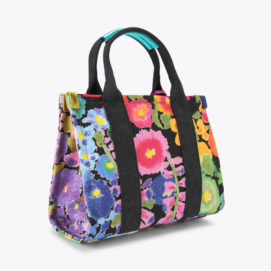 トートバッグ SOUTHBANK TOTE BAG SMALL SOUTHBANK TOTE Dark Floral Tote Bag by KURT GEIGER LONDON