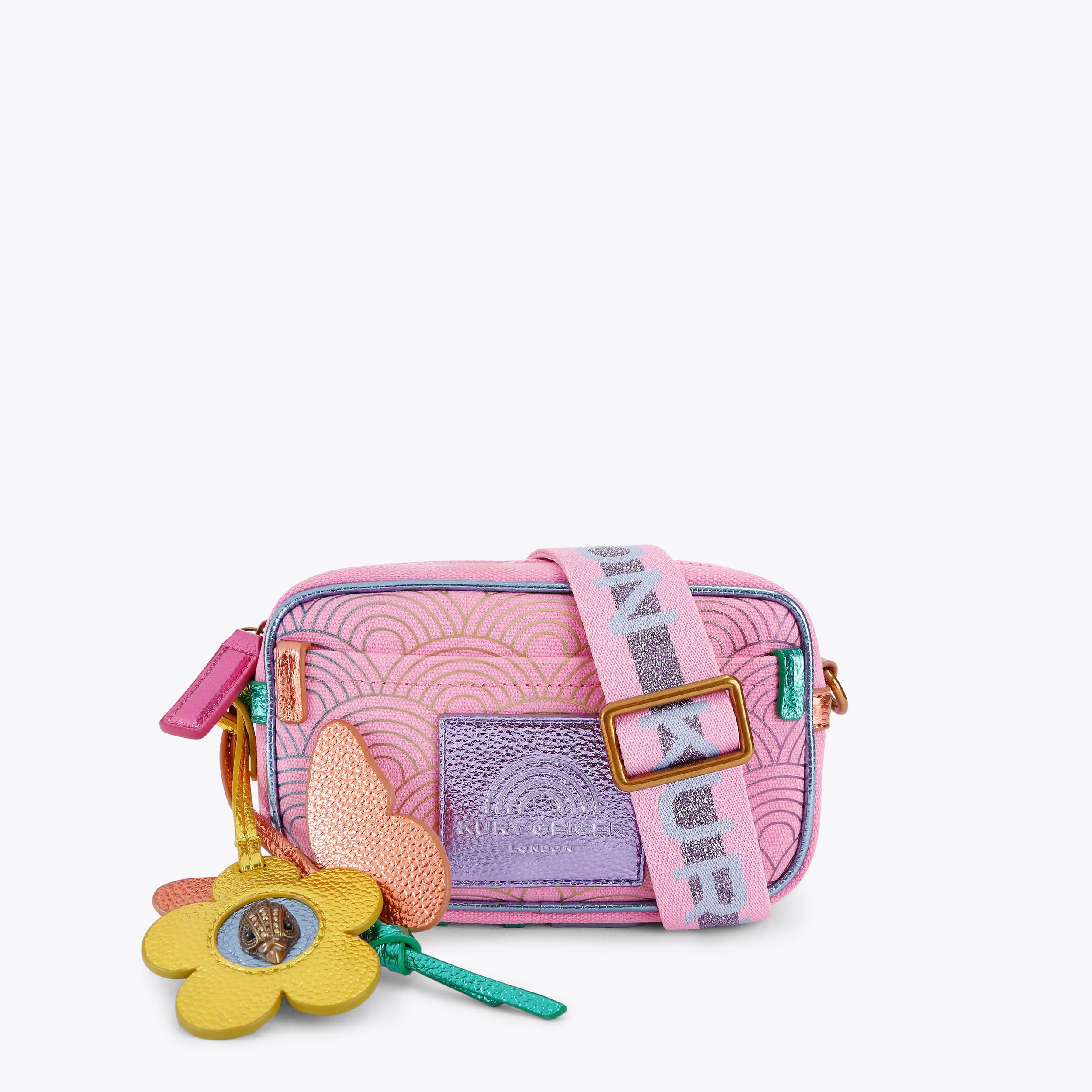 SOUTHBANK SM CAMERA BAG Pink Fabric Cross Body Camera Bag by Kurt
