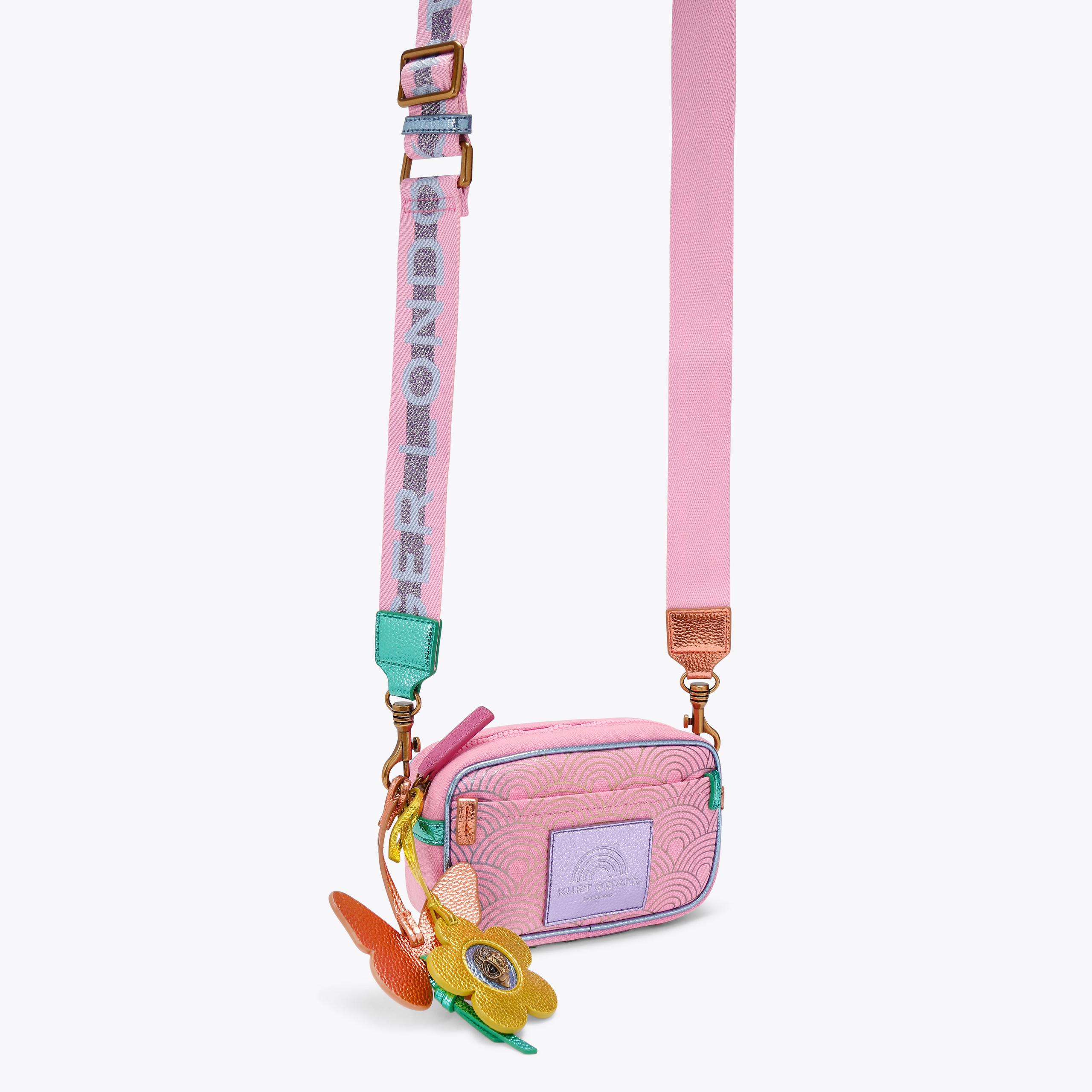 SOUTHBANK SM CAMERA BAG Pink Fabric Cross Body Camera Bag by Kurt