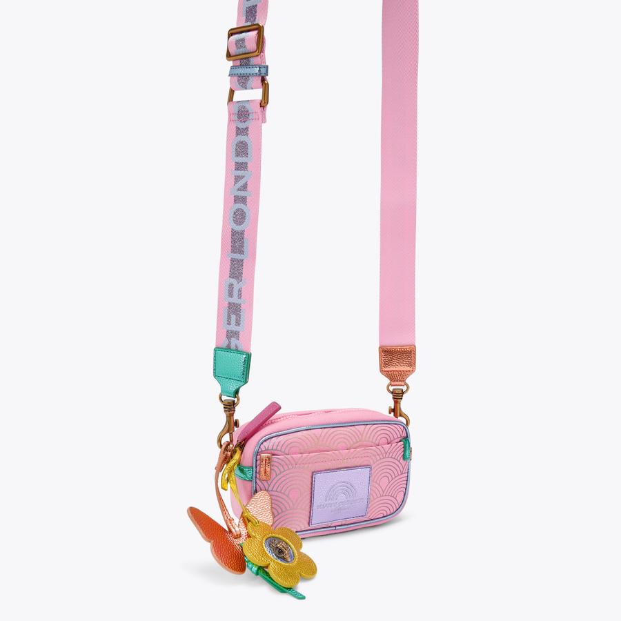SOUTHBANK SM CAMERA BAG Pink Fabric Cross Body Camera Bag by Kurt