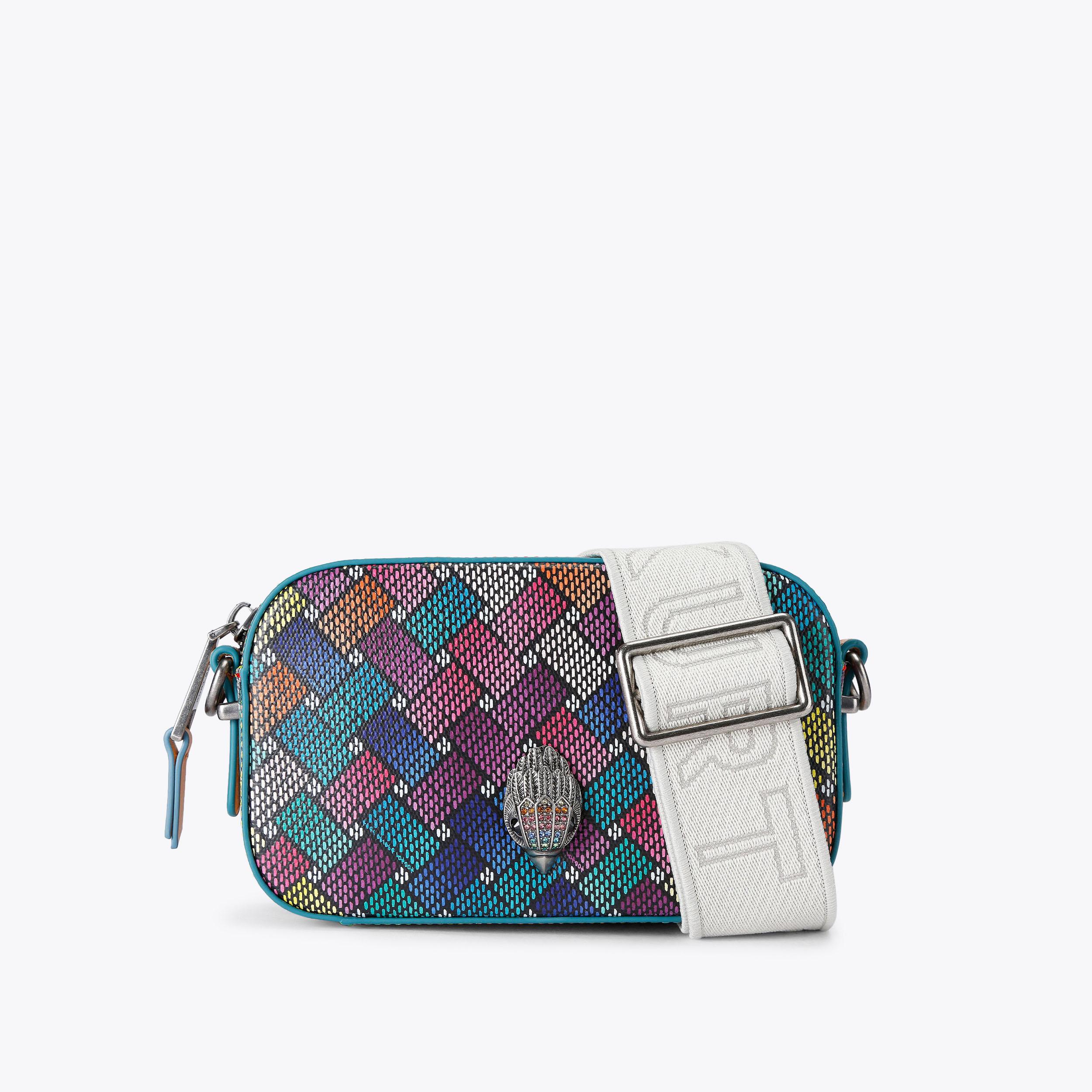 CAMDEN SM CAMERA BAG Blue Canvas Monogram Camera Bag by KURT