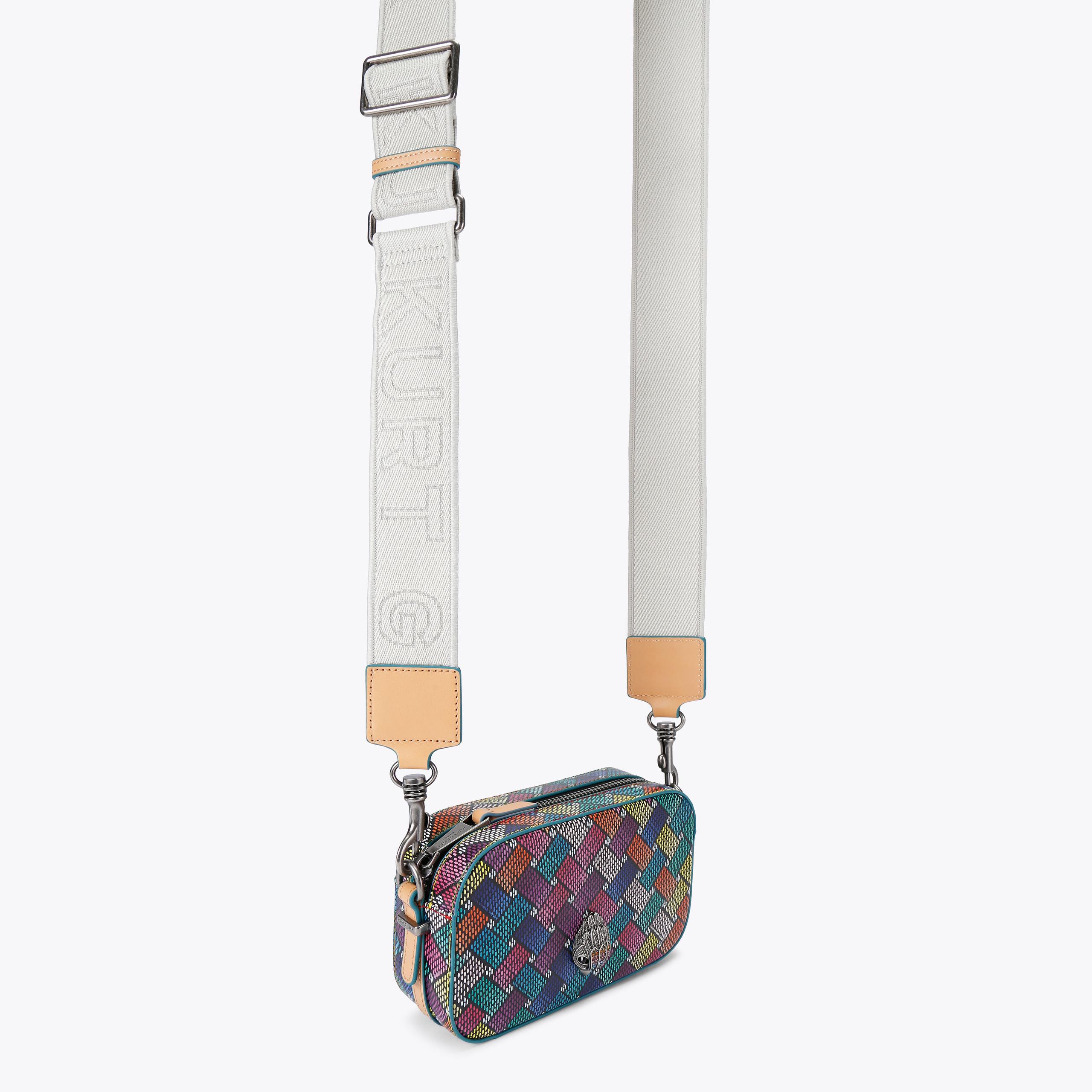 CAMDEN SM CAMERA BAG Blue Canvas Monogram Camera Bag by KURT CAMDEN SM CAMERA BAG Blue Canvas Monogram Camera Bag by KURT