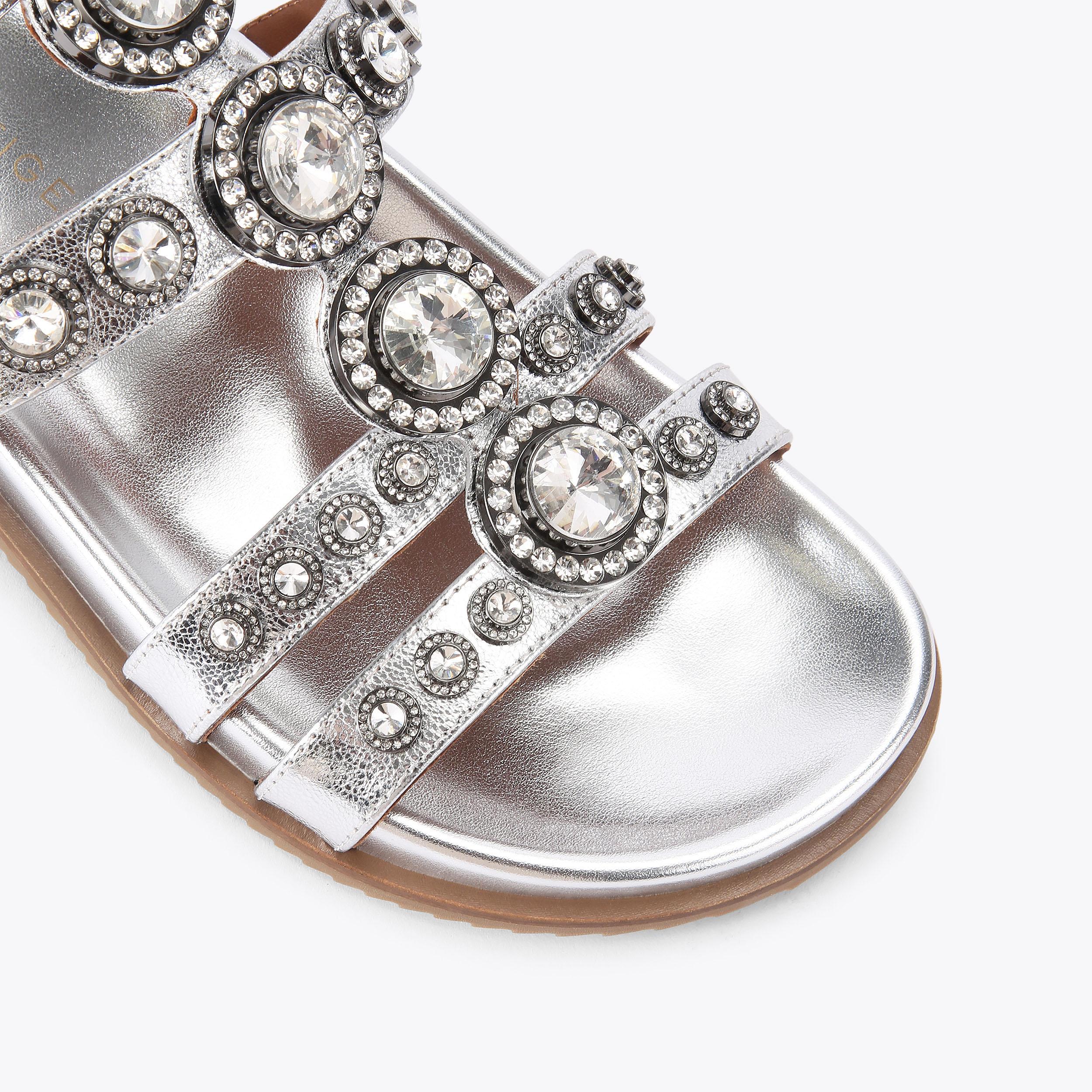 サンダル・ミュール OCTAVIA FLEXI GLADIATOR OCTAVIA FLEXI GLADIATOR Bronzed Gold Leather Sandal by KURT