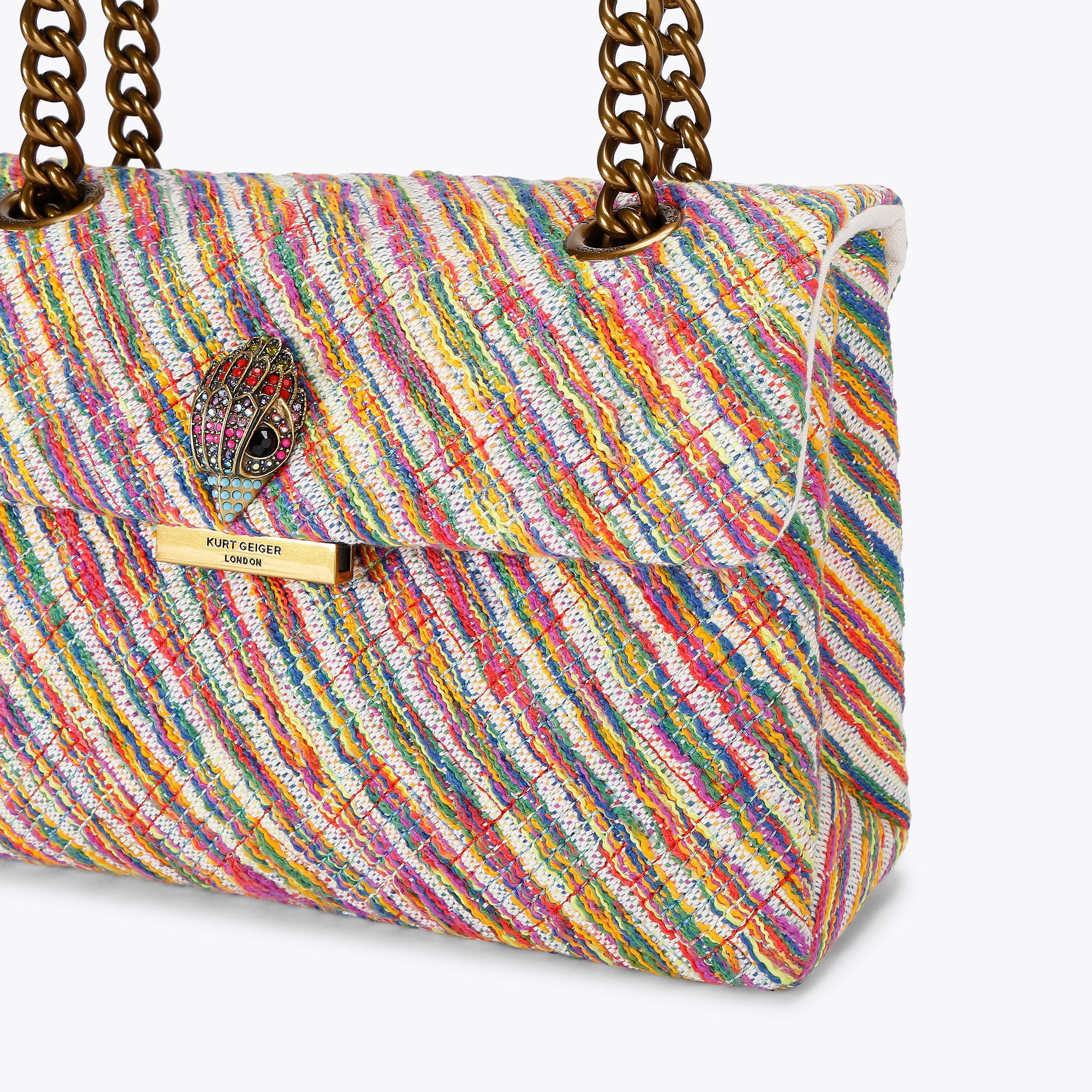 Petit*S KUMA KENSINGTON BAG Woven Fabric Shoulder Purse by KURT GEIGER LONDON