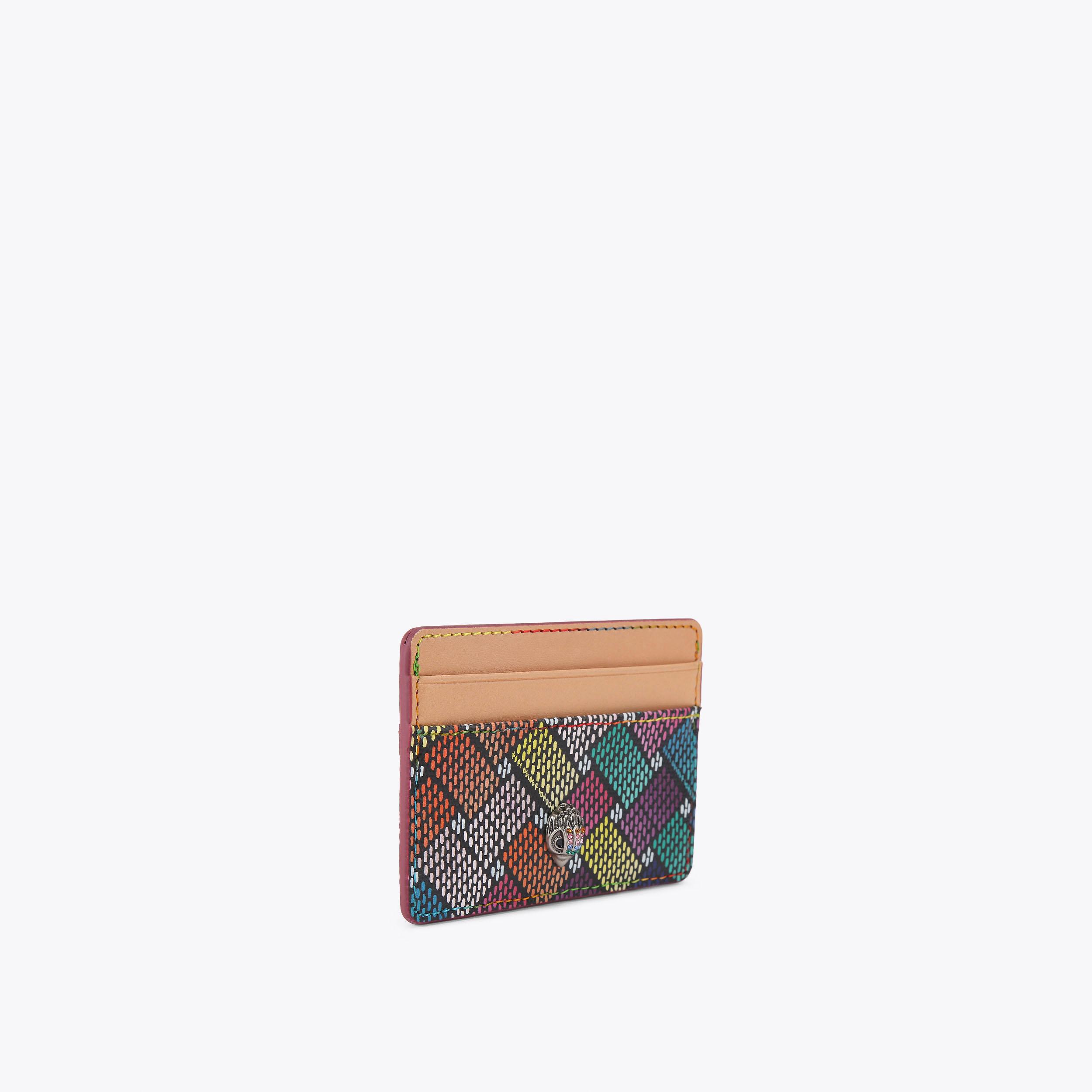 ★関税/送料込★MISCHIEF★RHOMBUS CLASSIC CARD HOLDER CAMDEN CARD HOLDER Rainbow Monogram Card Holder by KURT