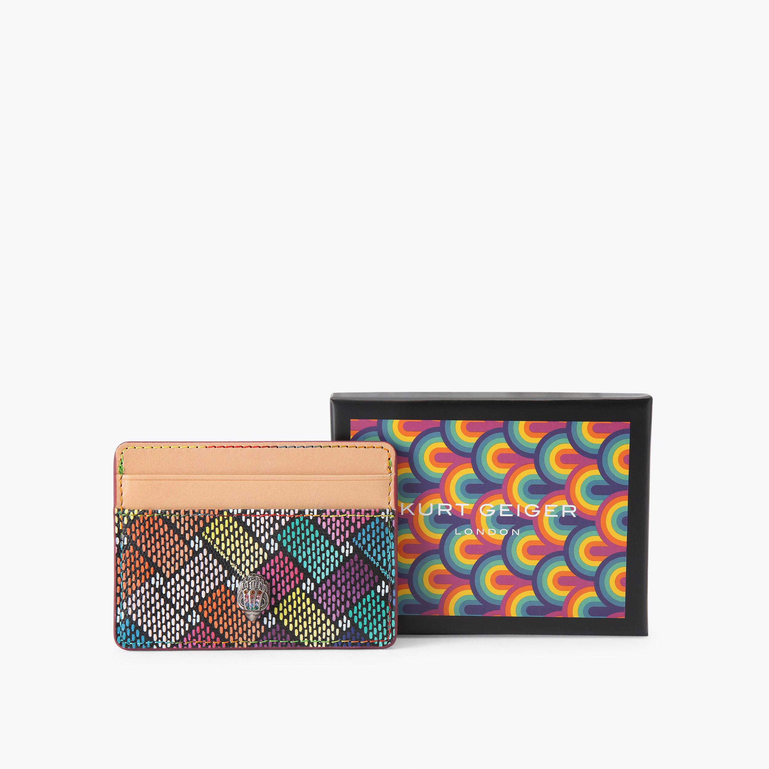 ★関税/送料込★MISCHIEF★RHOMBUS CLASSIC CARD HOLDER MULTI CARD HOLDER Multi Colored Metallic Card Holder by KURT