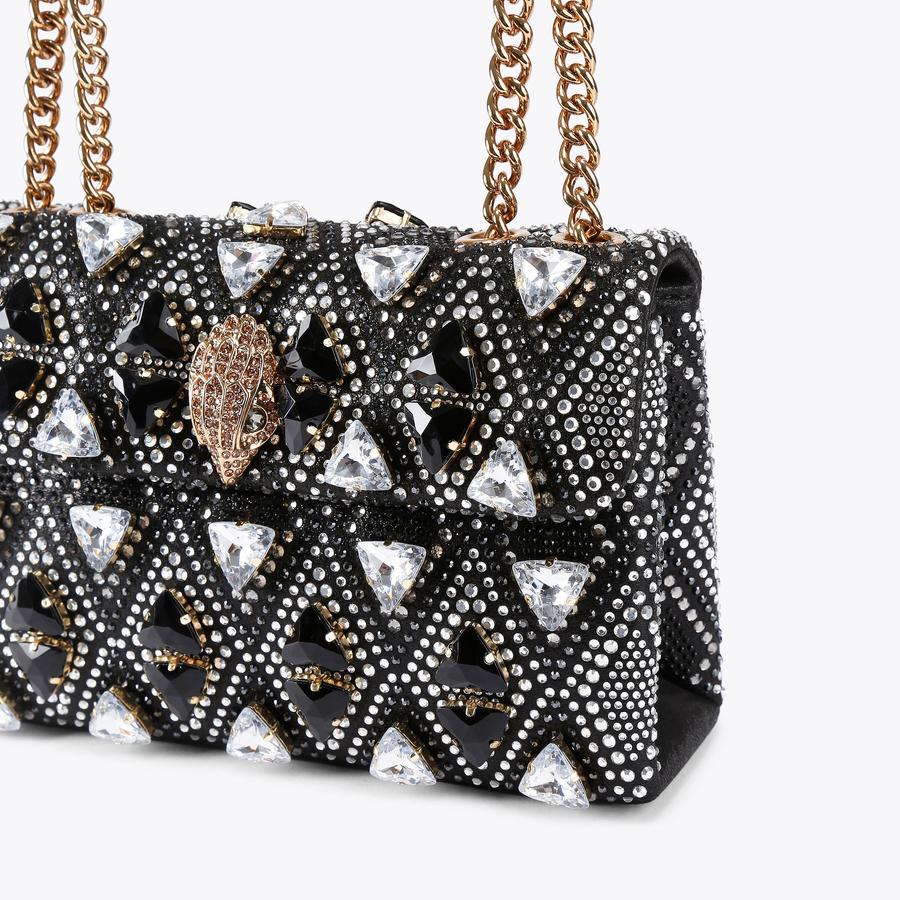 MD KENSINGTON JEWEL Fabric Crystal Shoulder Bag by KURT GEIGER LONDON