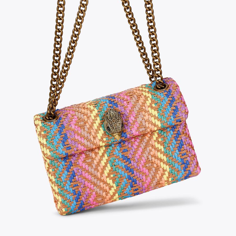 コレクション Kuta Octavia Cross Body Bag - Blue & Pink Animal Print | Kurt Geiger