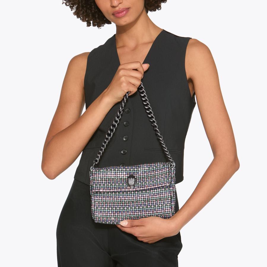 SM PARTY SHOULDER BAG Pastel Crystal Shoulder Bag by KURT