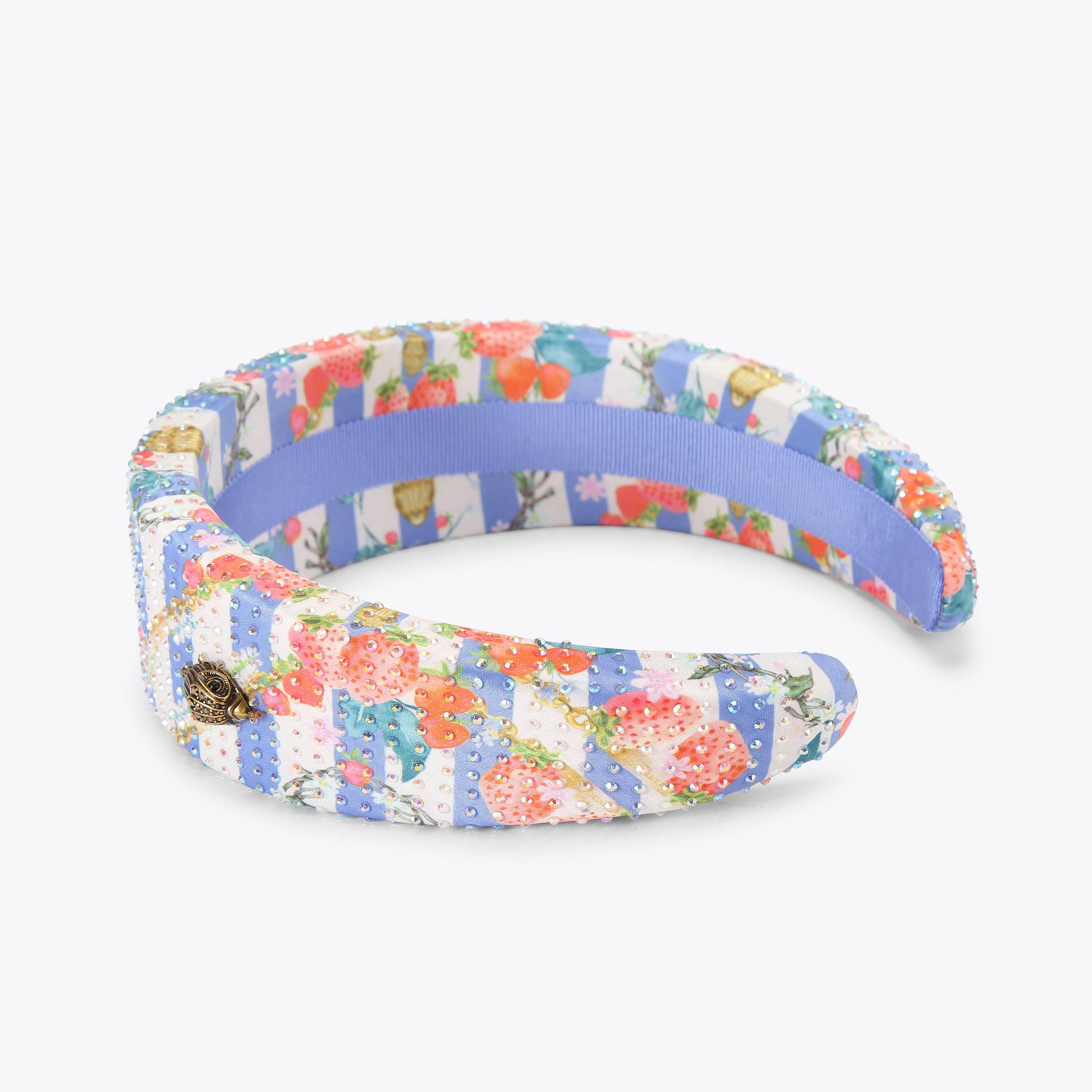 Kurt Geiger Multicolor Embellished Headband NWT Auth GUCCI Webby rhinestone crystal encrusted Rainbow  main image 3