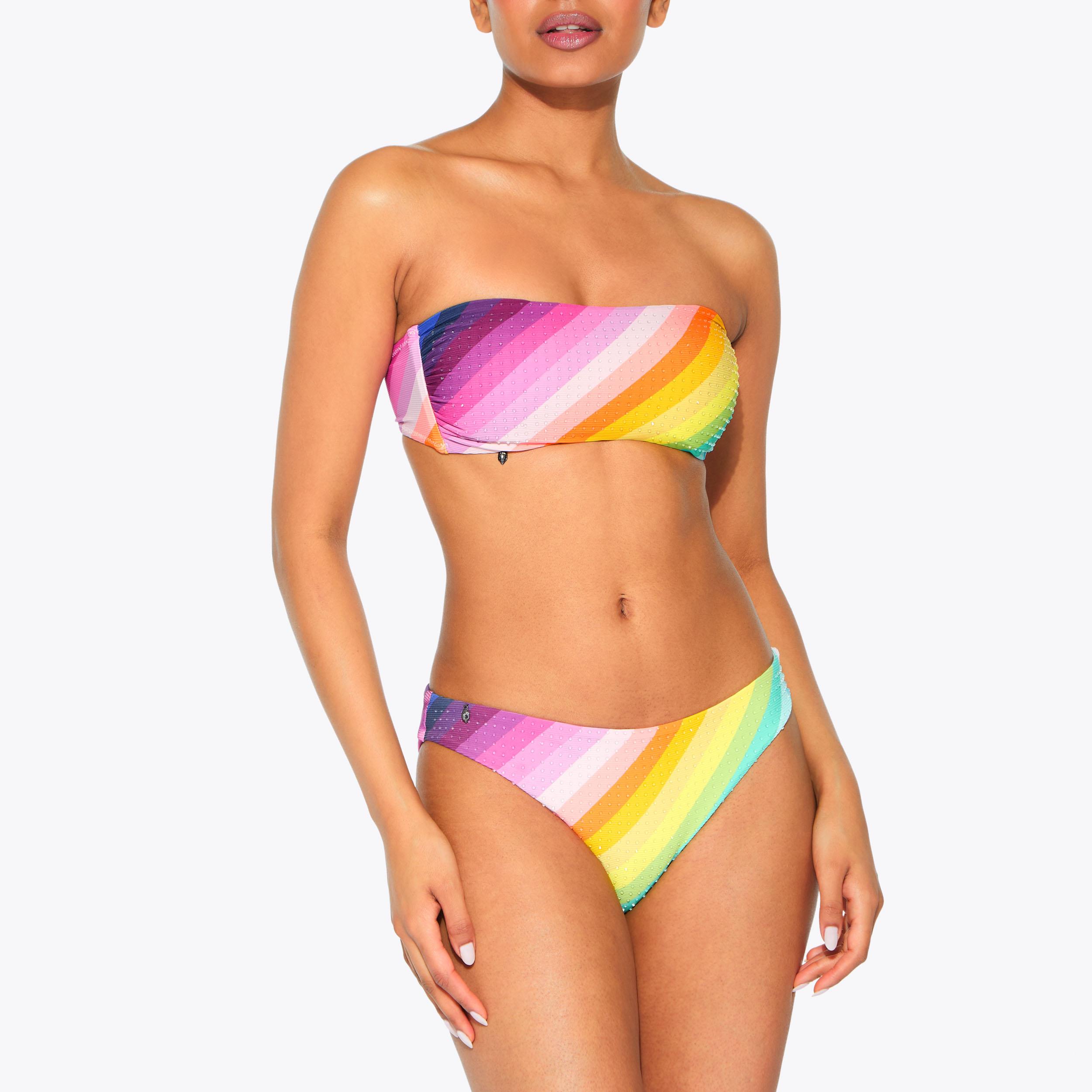 国内最安値！ KENSINGTON GEM KURT by Top Bandeau Crystal Rainbow BANDEAU トップス