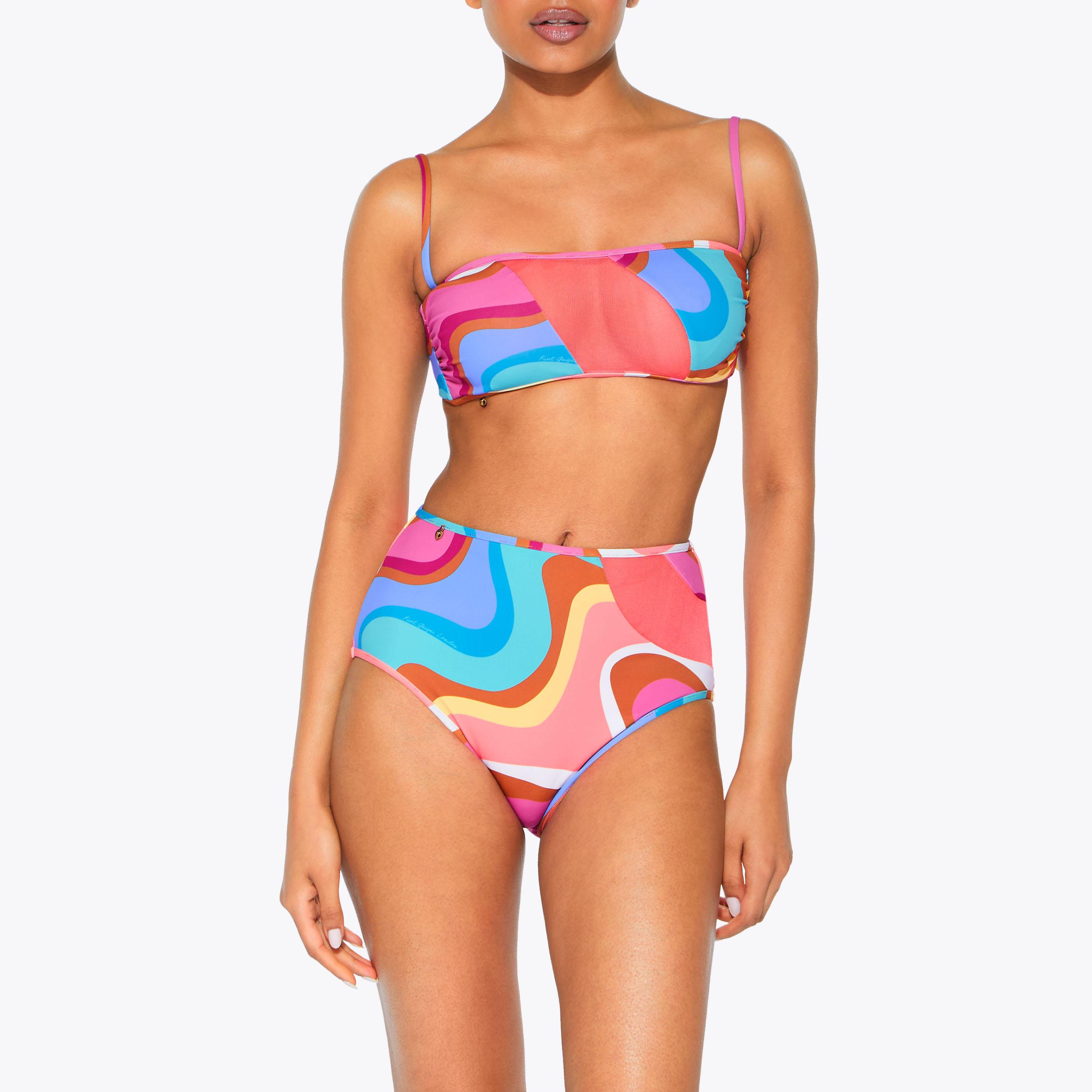 Kensington Cut Out Briefs Rainbow Swirl Bottom | Kurt Geiger