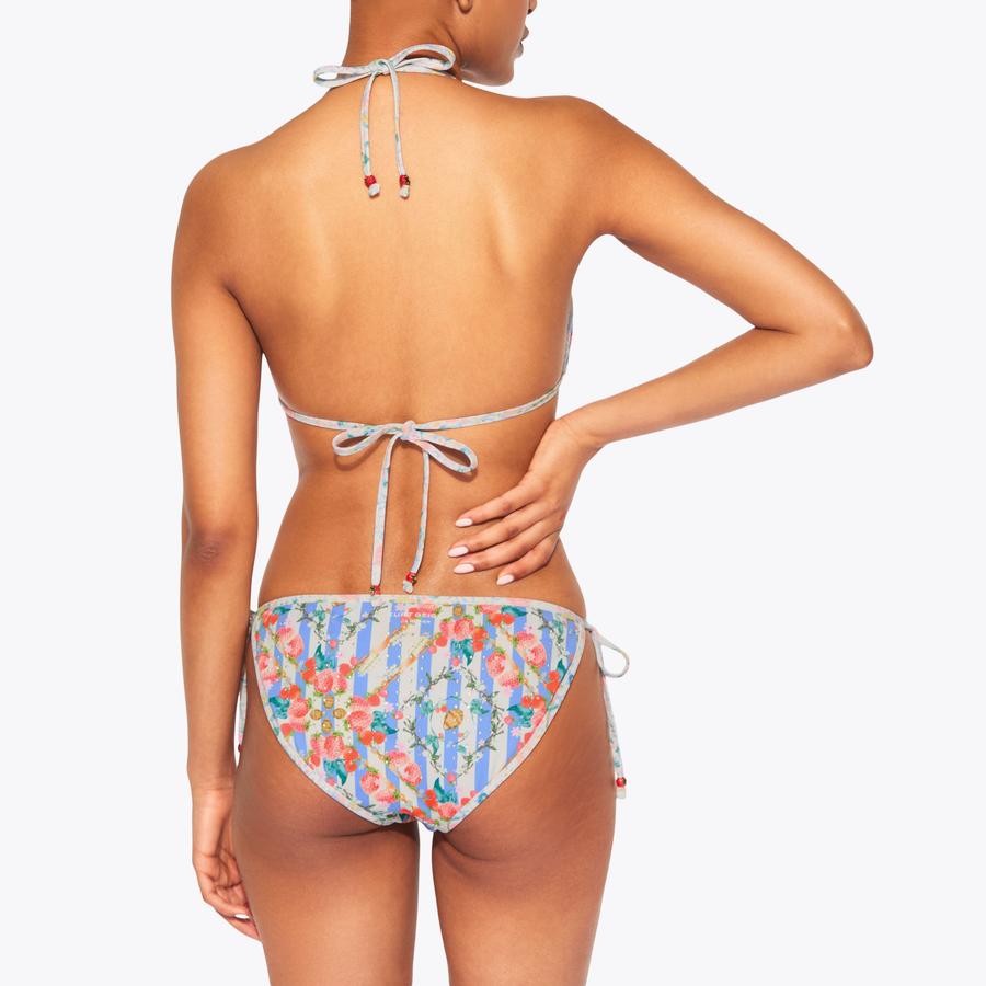 KENSINGTON GEM S BRIEFS Blue Stripe Bikini Bottoms by KURT GEIGER
