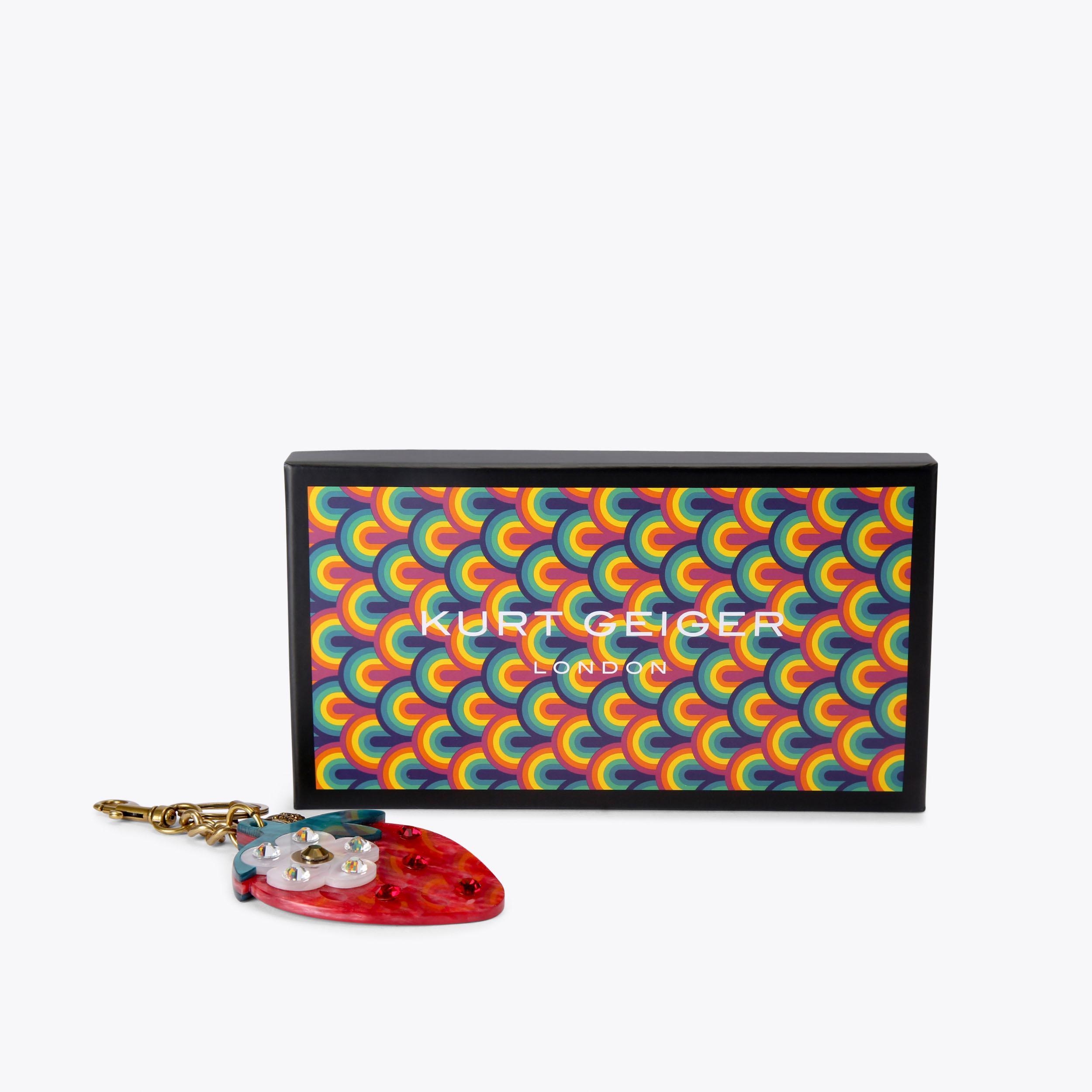 STRAWBERRY KEYRING Strawberry Keyring Chain by KURT GEIGER