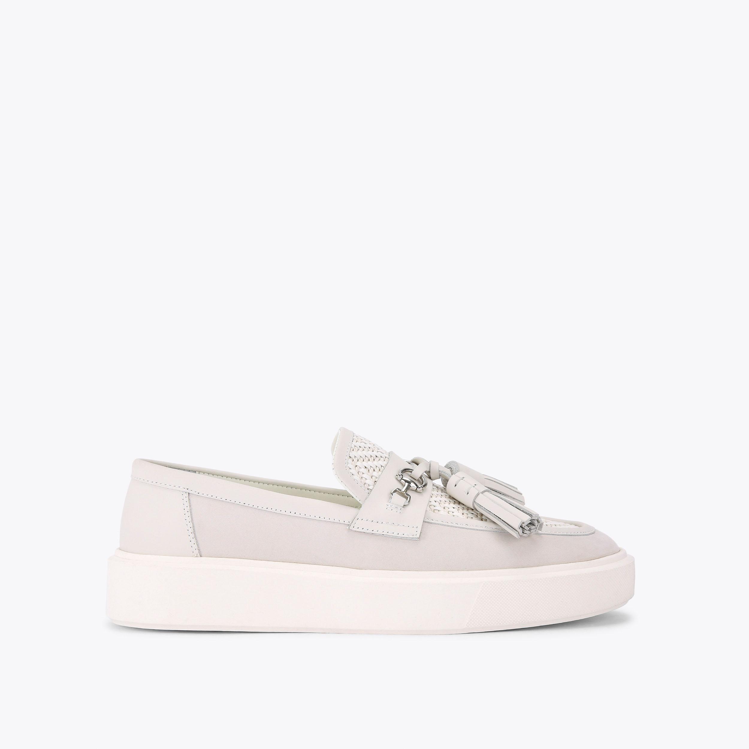MILBANK TASSEL LOAFER Bone Leather Loafer by KURT GEIGER LONDON display picture 2