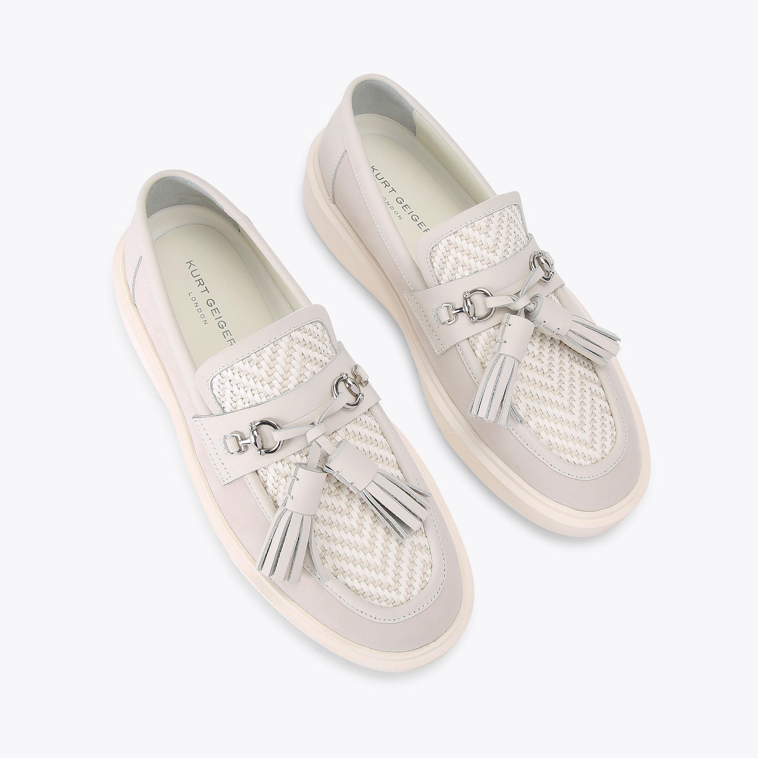 MILBANK TASSEL LOAFER Bone Leather Loafer by KURT GEIGER LONDON display picture 1