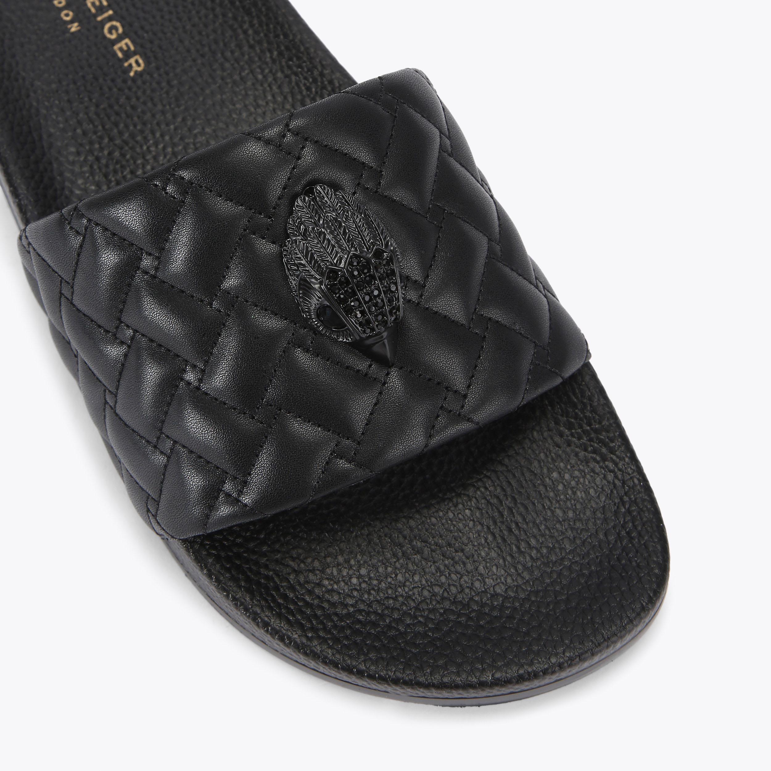 MEENA EAGLE MENS Black Slip On Sandal by KURT GEIGER LONDON display picture 1