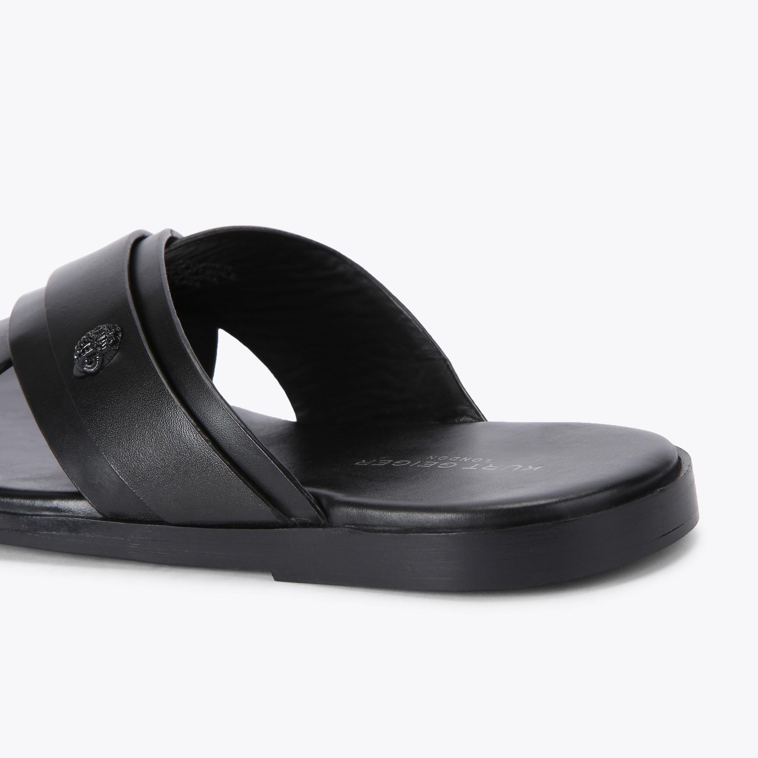 【関税込み】Sandals in Black/Silver Leather Women's ECCO® Sculpted LX 35 Leather Sandal | Beige