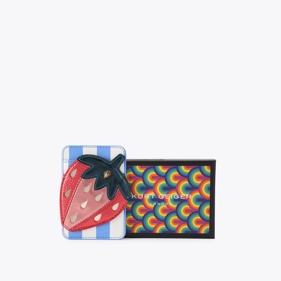 CARD STRAWBERRY STICKER Strawberry Credit Card Phone Wallet by