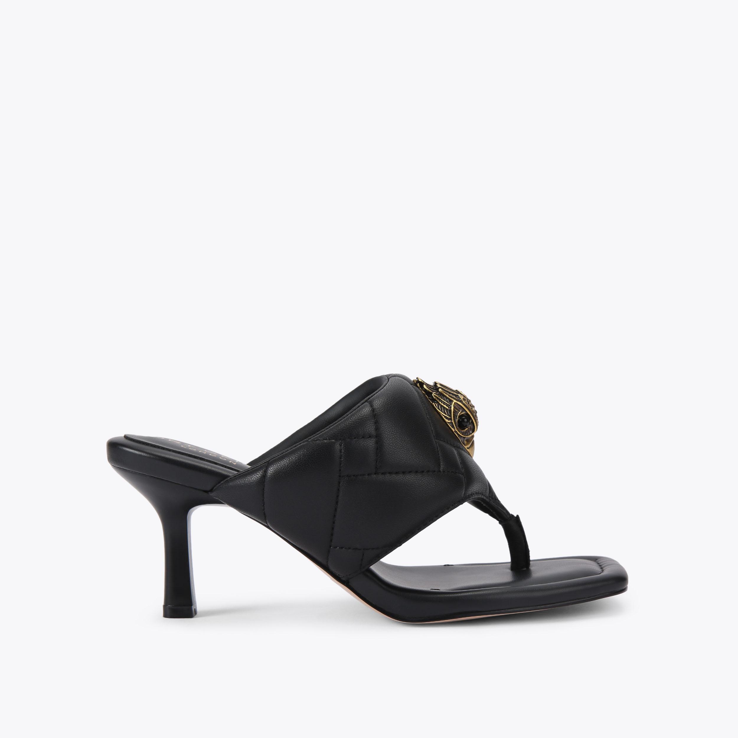 Puff Heel Sandal