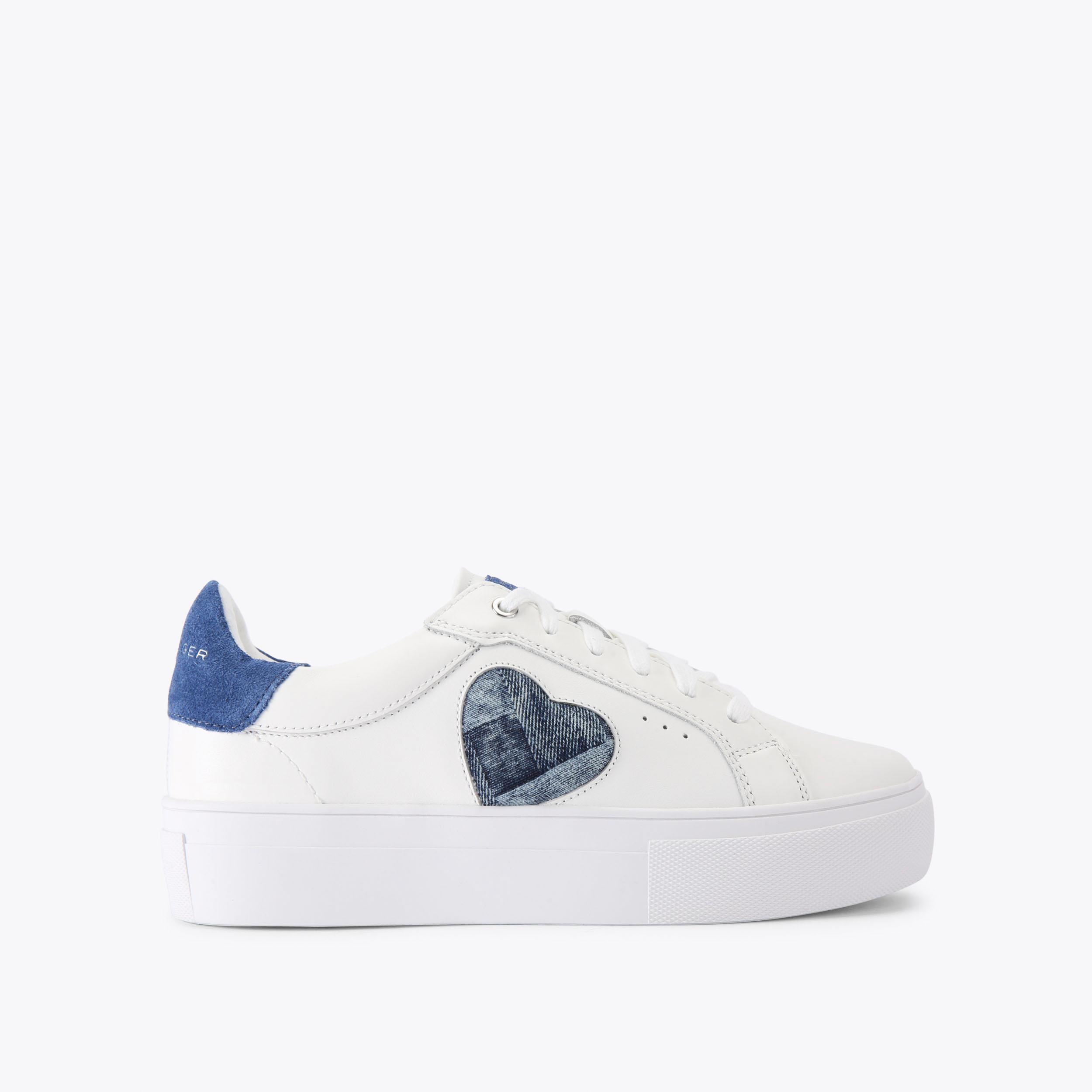 ★HPLLY LOVES LOVE★ ZIGZAG JORI MINI LANA HEART Mini Kids Sneaker by KURT GEIGER LONDON