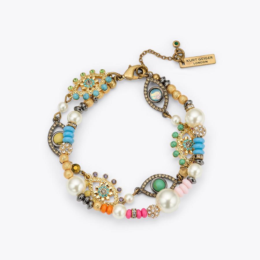 Multi Strand Eye Bracelet