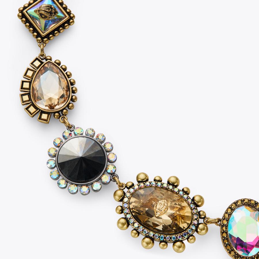 LG REGENT NECKLACE Crystal Detail Necklace by KURT GEIGER LONDON