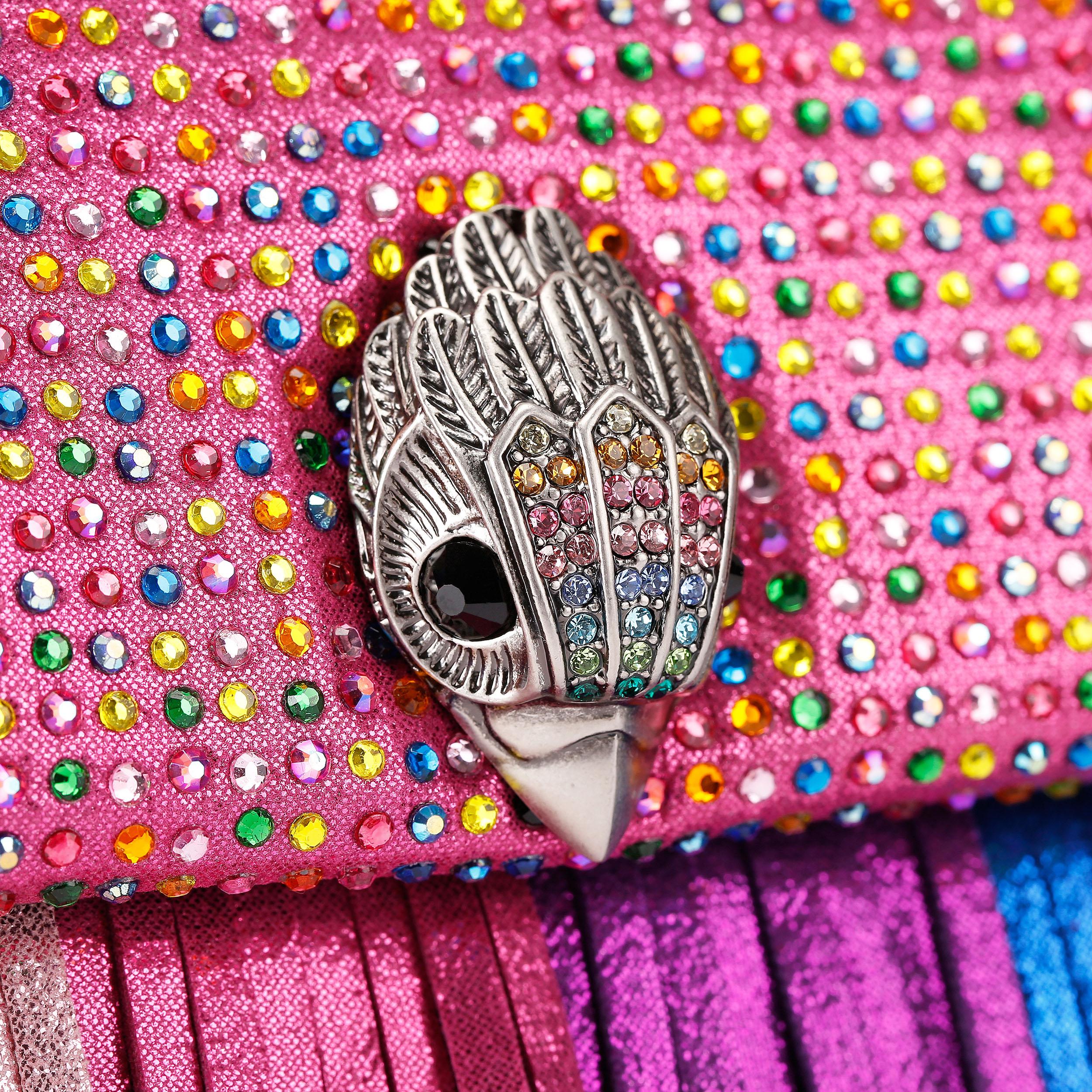 ビーズフリンジバッグ KENSINGTON FRINGE BAG Tassel Shoulder Bag by Kurt Geiger London