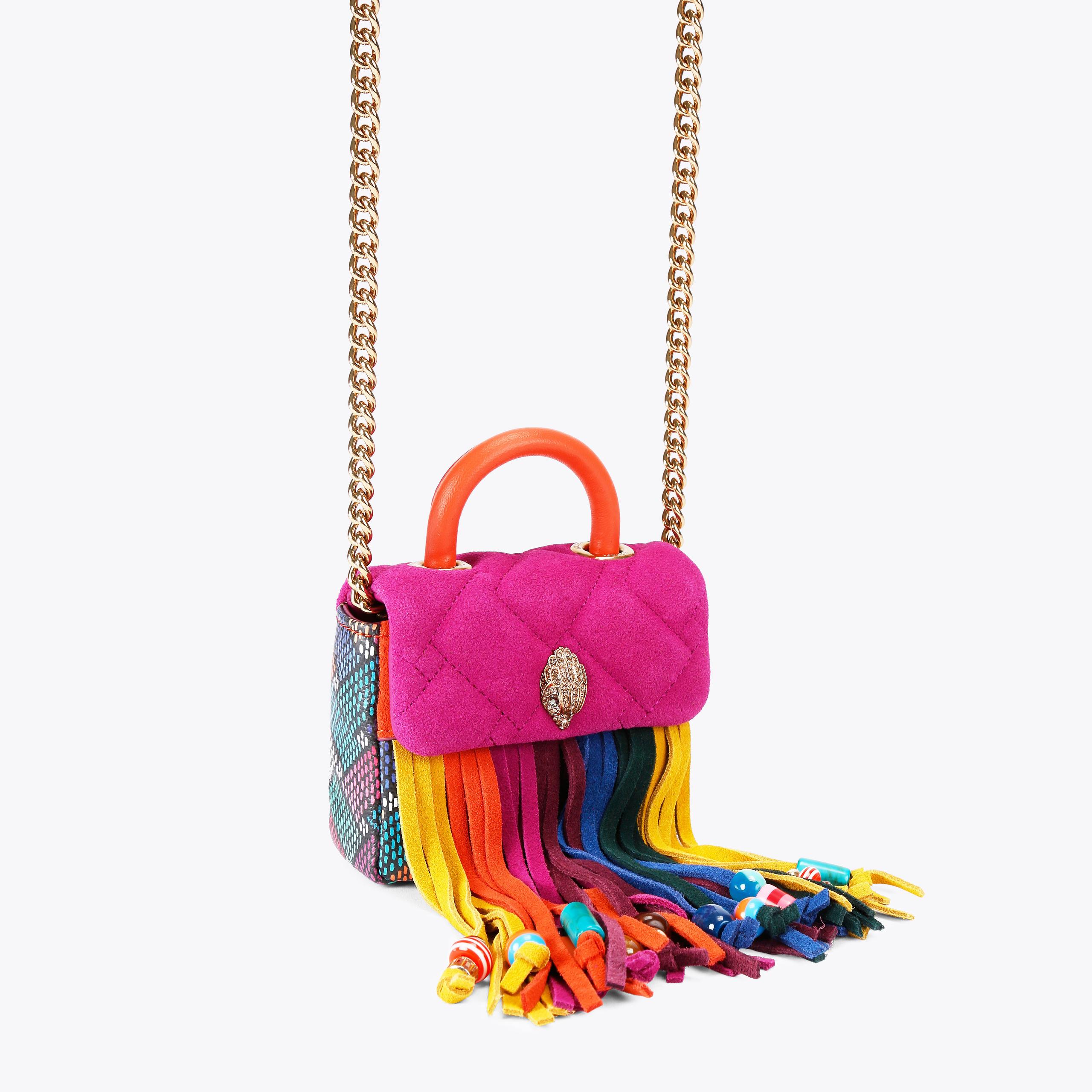 HANDLE MICRO KENSINGTON F Suede Tassel Micro Bag by KURT