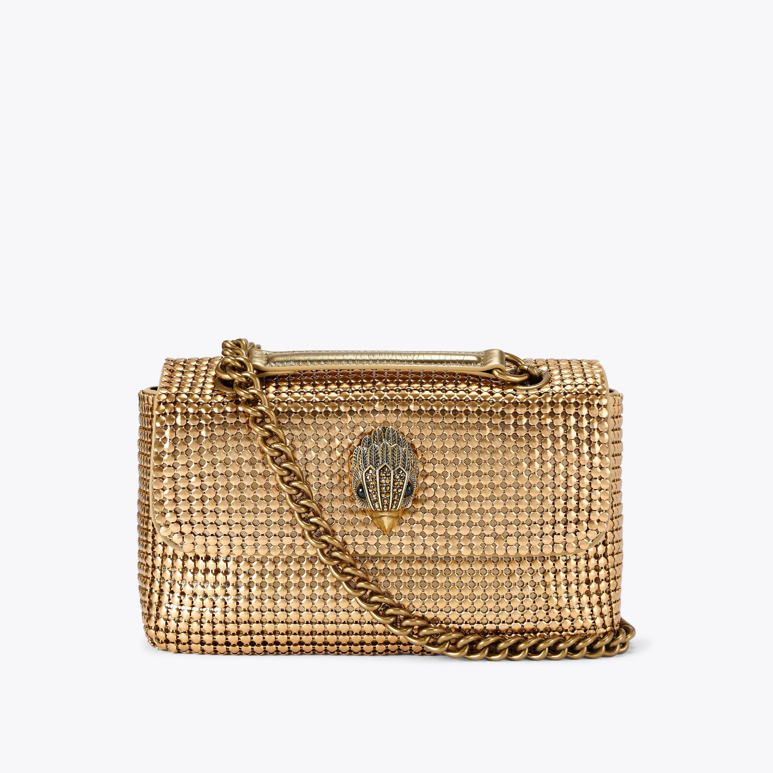 KENSINGTON CHAINMAIL Bronze Chainmail Shoulder Bag by KURT GEIGER