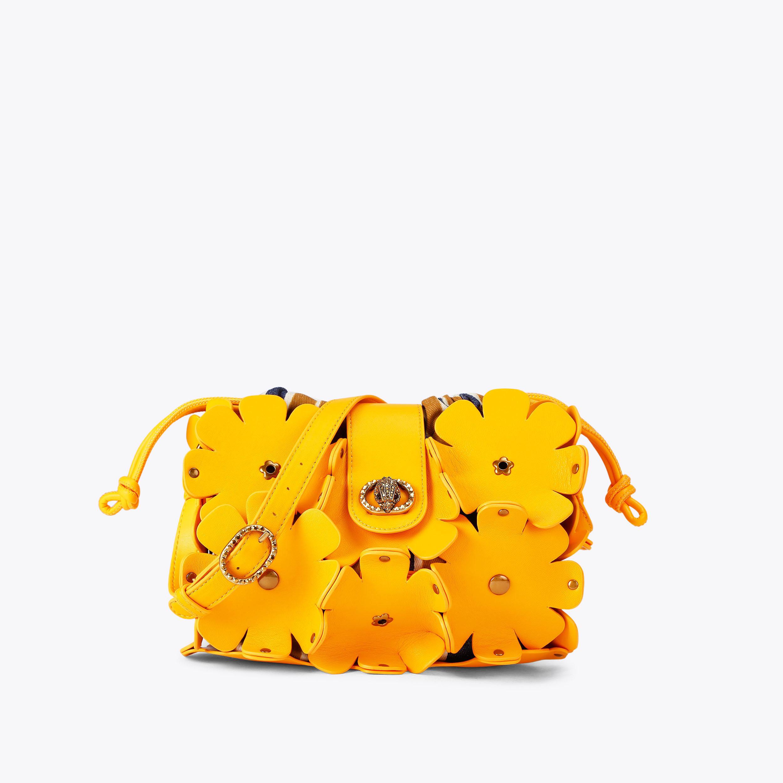 Chelsea Flowers Mustard Bag | Kurt Geiger