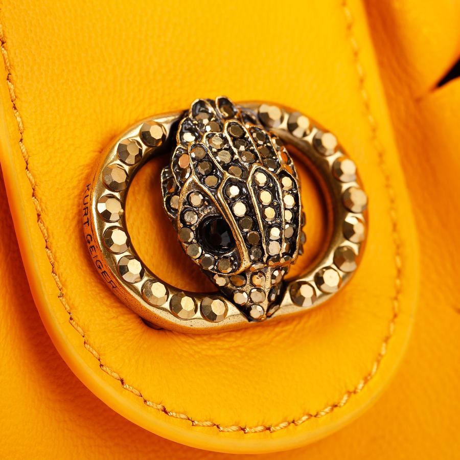 Chelsea Flowers Mustard Bag | Kurt Geiger