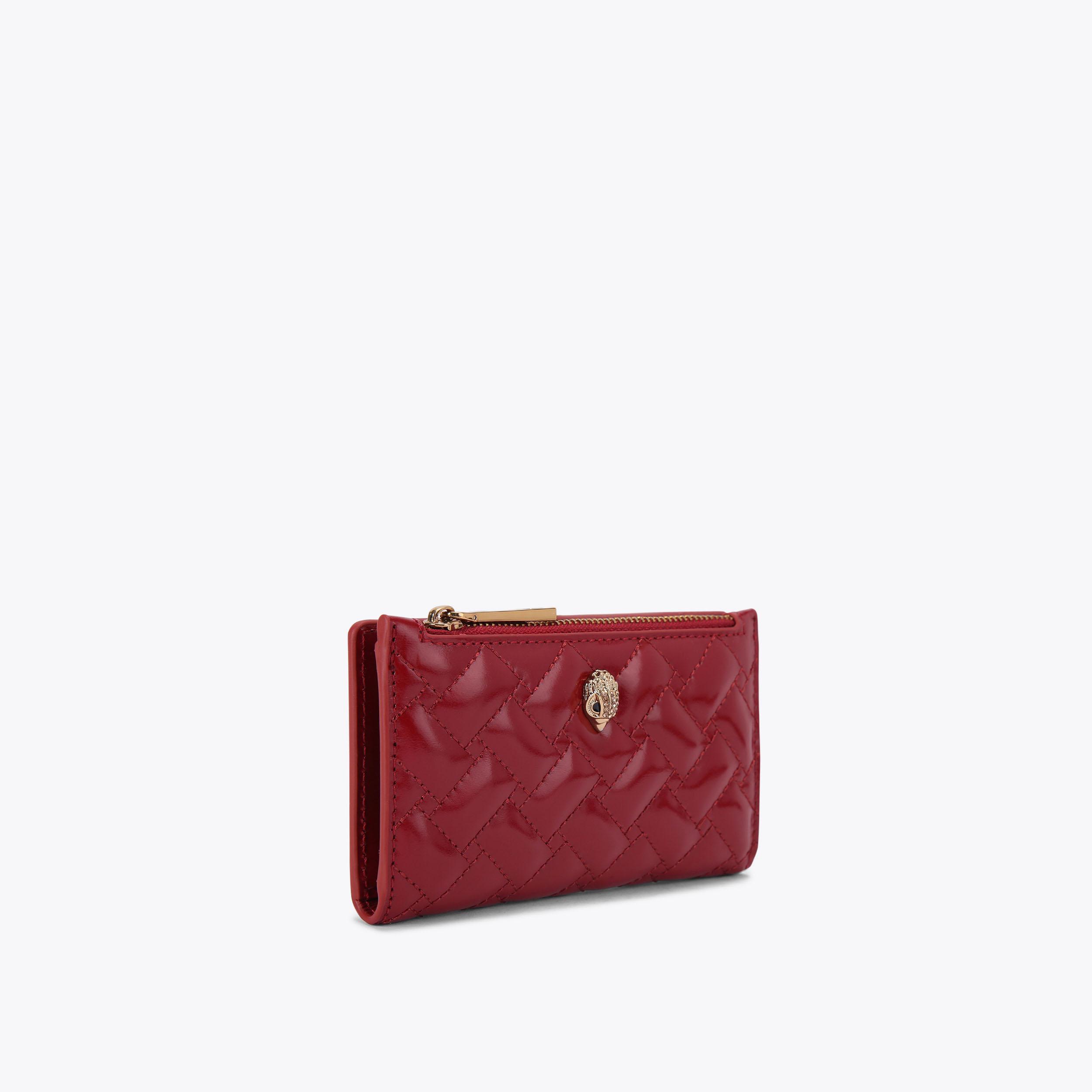 ★24AW★Kith Women Monogram Patent Leather Flap Wallet MarbigenShops Women Monogram Patent Leather Flap Wallet