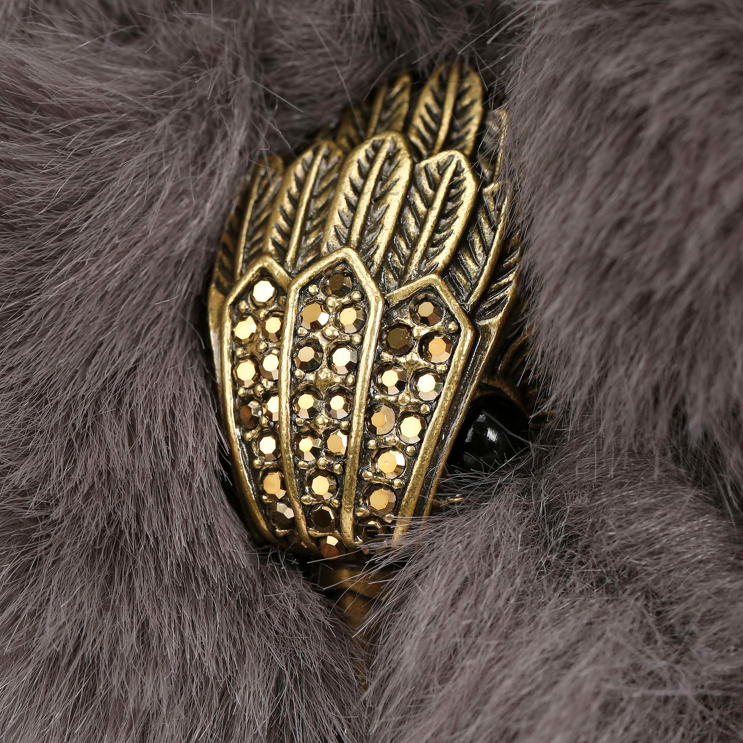 【FILTH】HAIRY FUR OVERSIZED SHOULDER BAG HAIRY FUR OVERSIZED SHOULDER BAG - FILTH