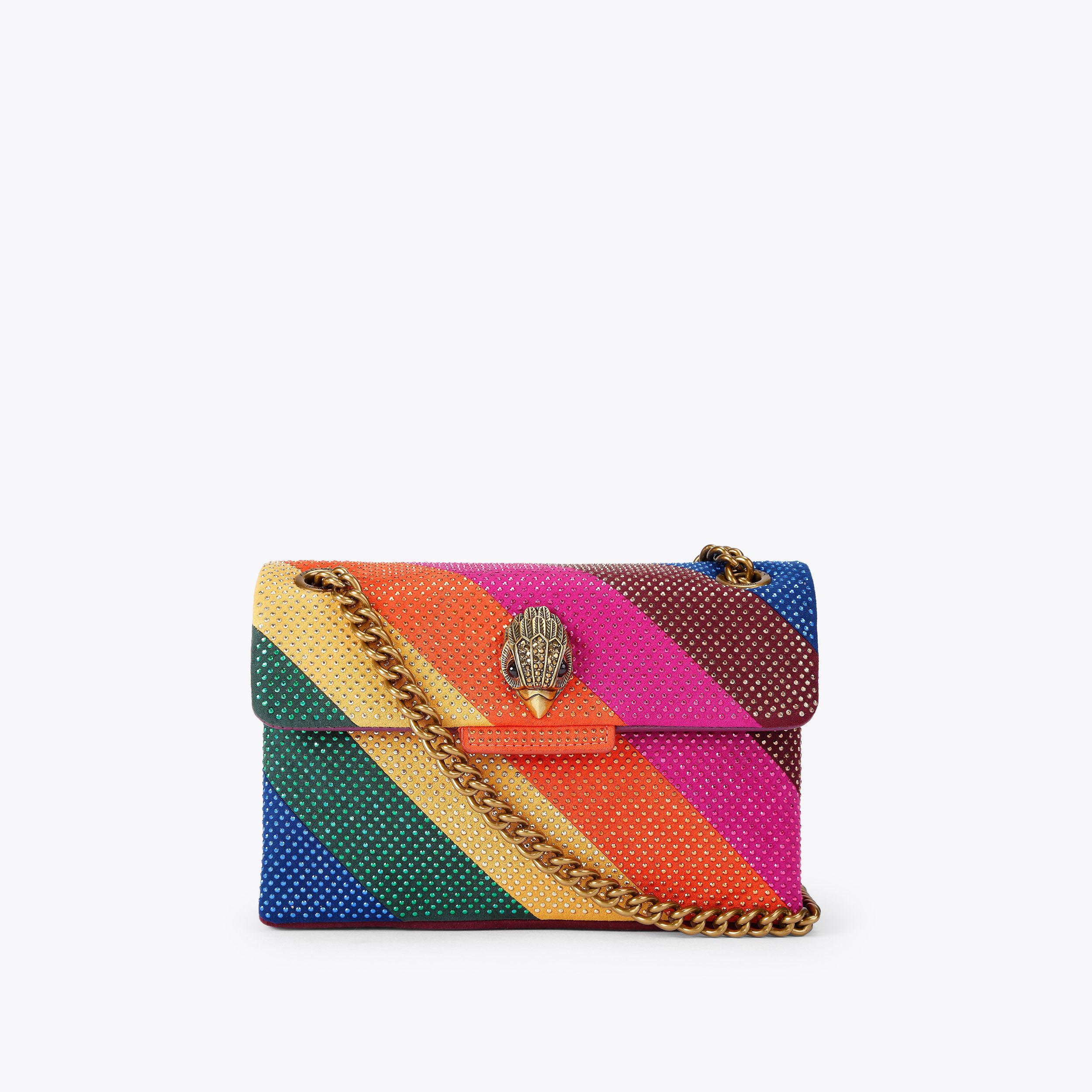 FABRIC MINI KENSINGTON L Mini Crystal Bag by KURT GEIGER LONDON