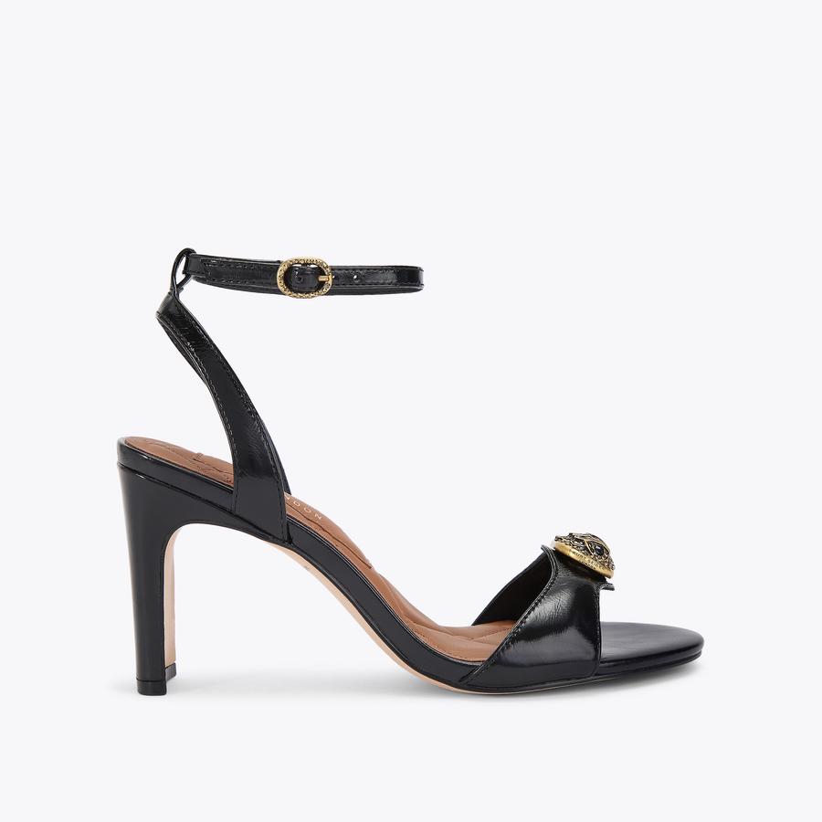 CHELSEA SANDAL Black Patent Leather Bag by KURT GEIGER LONDON