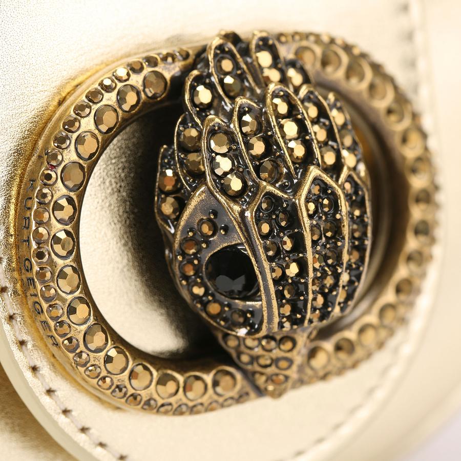 Chelsea Hobo Gold Metallic Micro Bag | Kurt Geiger