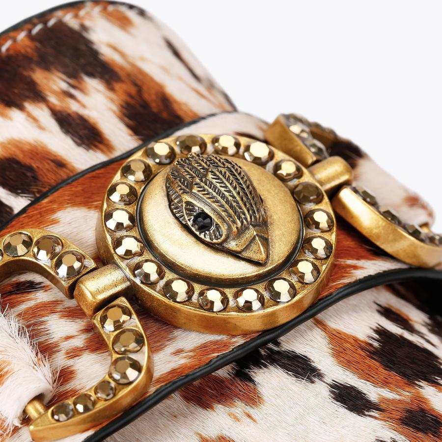 MANSION SOFT LOAFER Cow Print Leather Calfhair Loafer by