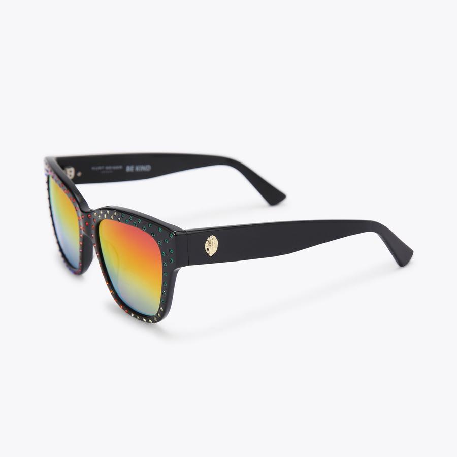 Shoreditch Square Sunglasses | Tinted & Handmade | Kurt Geiger display picture 1
