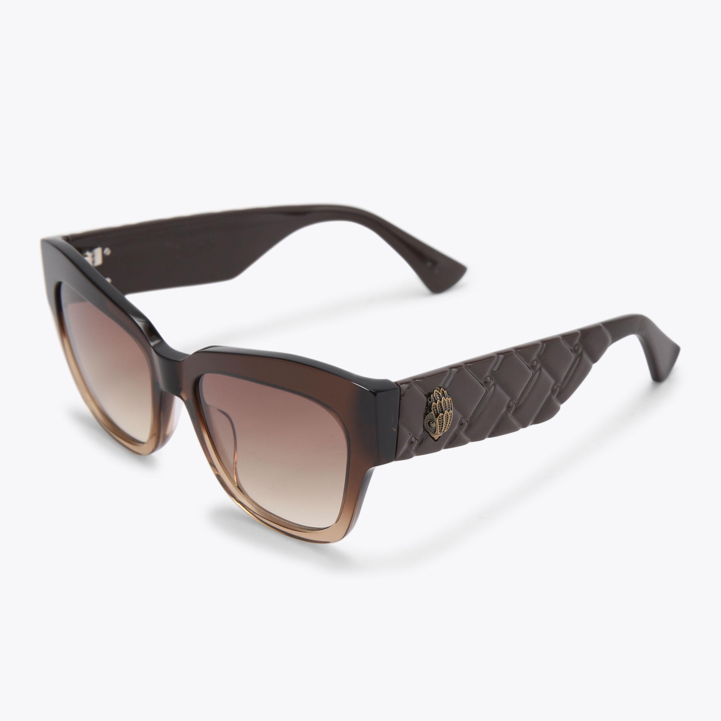 Brown Butterfly Kensington Sunglasses | Kurt Geiger display picture 1