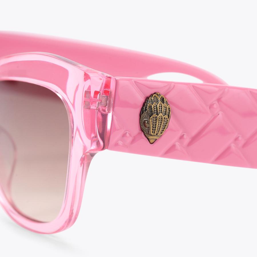 Pink Kensington Butterfly Sunglasses | Kurt Geiger display picture 2