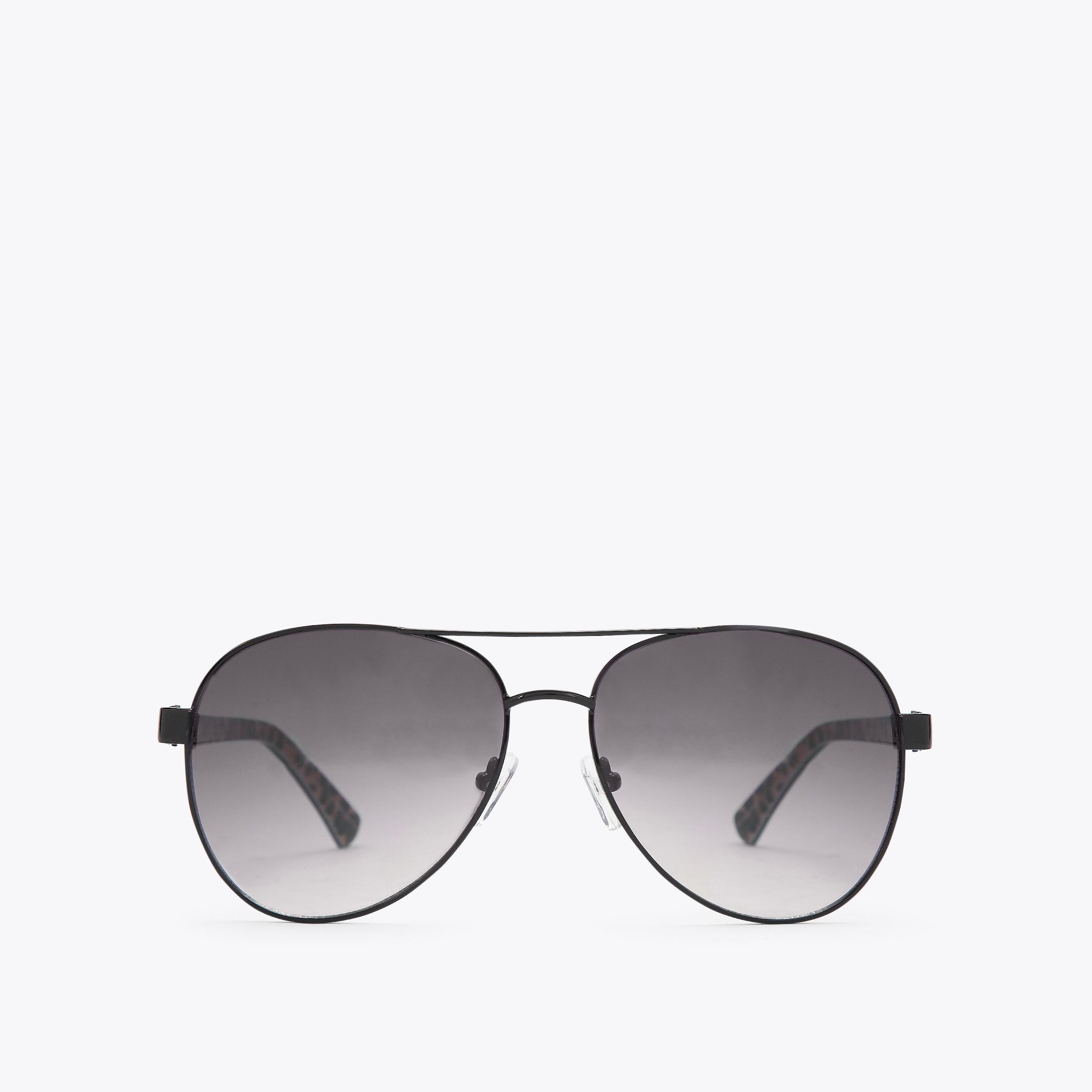 Metal Regent Aviator Sunglasses | Kurt Geiger