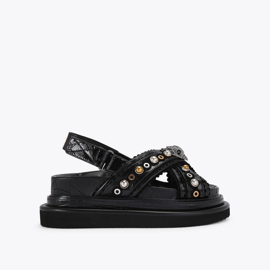 Orson Cross Scallop Sandal