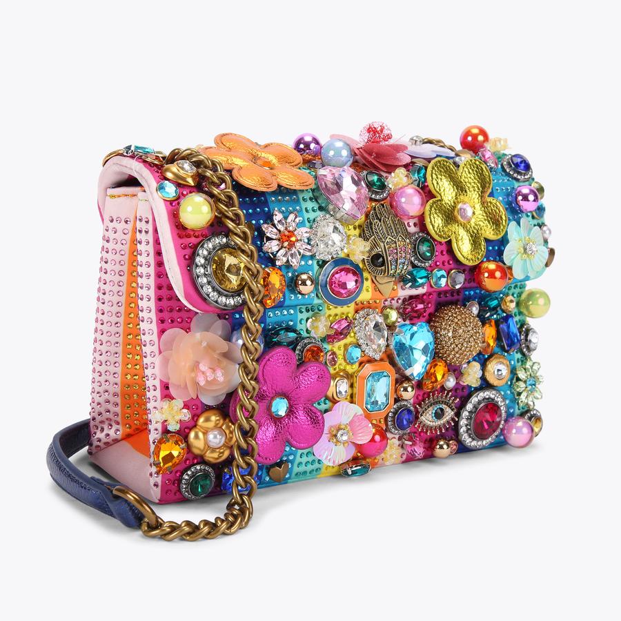 MD KENSINGTON TUTTIFRUTTI Crystal Embellished Shoulder Purse by