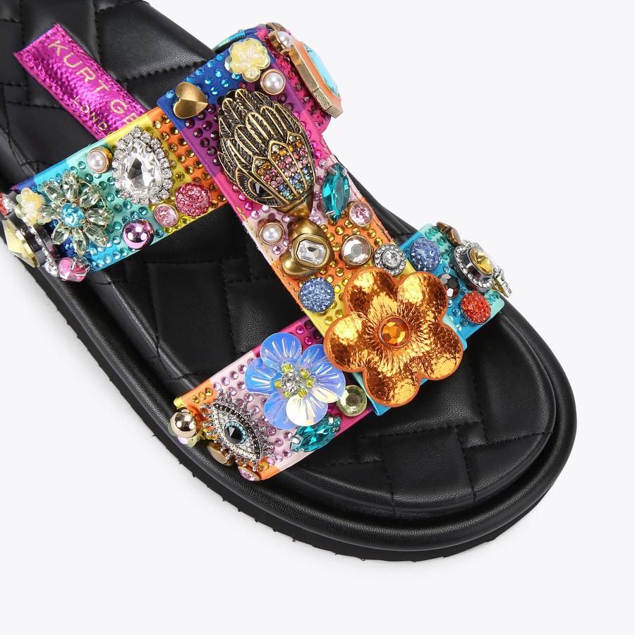 ORSON TUTTI FRUTTI Embellished Slip On Sandal by KURT GEIGER
