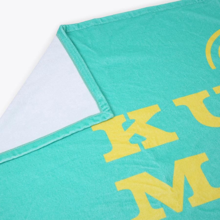 Heather Iron Beach Towel グラッシーグリーン Wholesale Towels > Beach Towels > Terry Velour Beach Towels